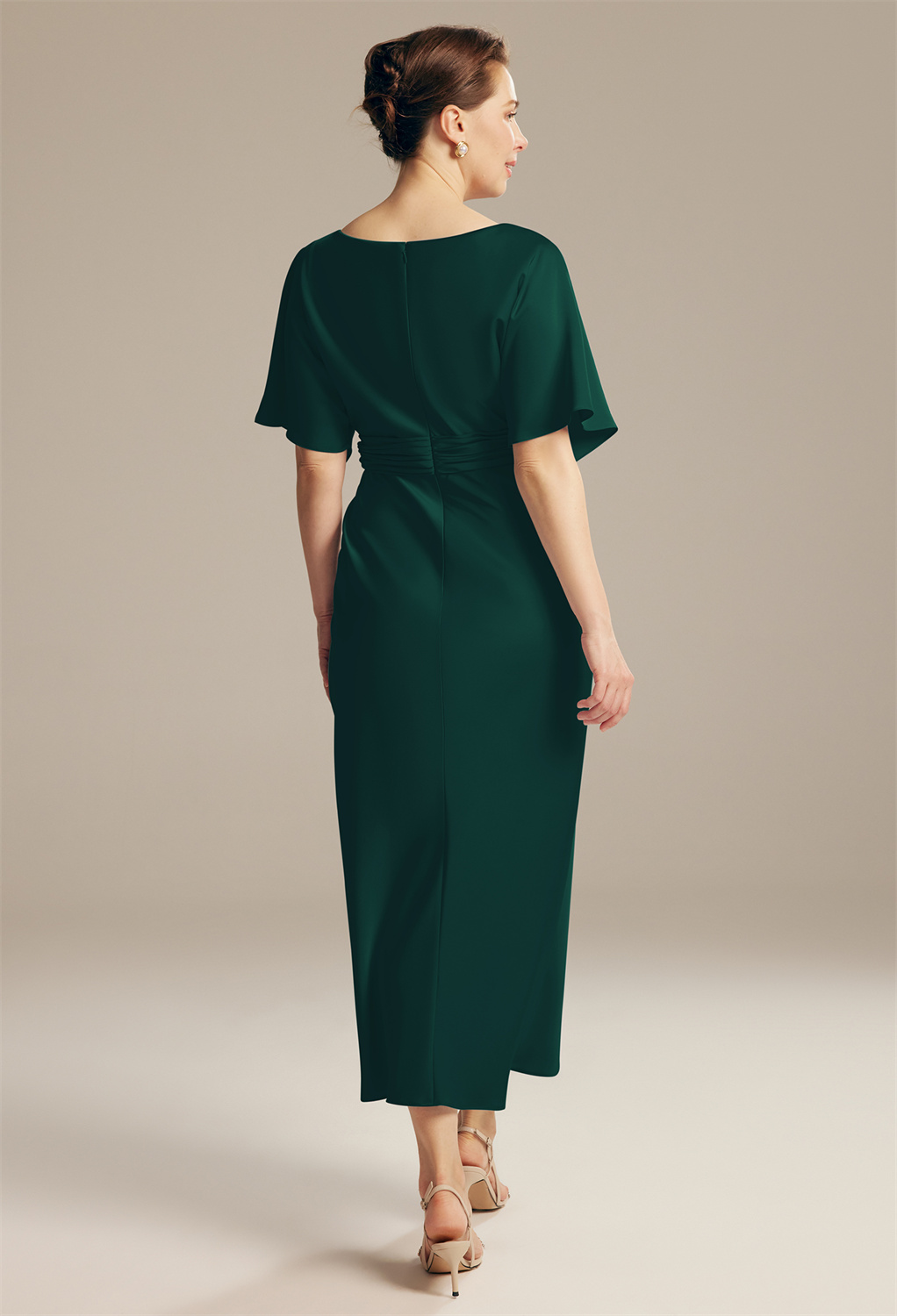 AW Romula Hunter Green  Mother of the Bride Dresses